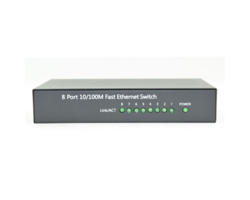 Syncom CA-F8 8-Port 10/100Mbps Fast Ethernet Switch, Metal