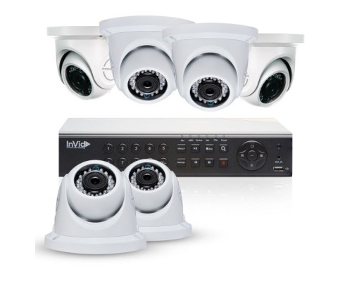 Cantek Plus NW6D2TB All Purpose 6 Camera TVI Dome Camera System