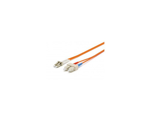 West Penn FI-2002-15SC/LC Duplex SC to LC Assemblies, Orange, 15 Feet