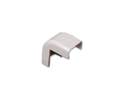 Wire Trak FMOC1125I 1 1/2' W x 3/4' H, Raceway Fitting Outside Corner, Ivory