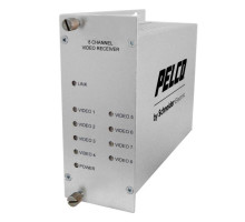 Pelco FRV80M1ST 8 Channel ST Video Fiber Receiver, Multi-Mode