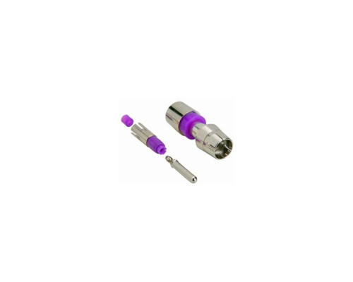 ICM Corp FSRCA15RGB RCA, Multi Pc., RGB 22-24 AWG (Purple)