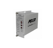 Pelco FTV40D2S1FC 4 Channel FC Video Fiber Transmitter Bidirectional, Single Mode