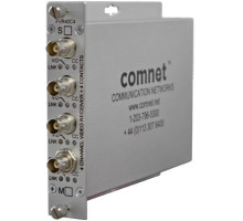 Comnet FVR40C4M4 4-Ch Dual Digital Video Receiver & Contact Closure