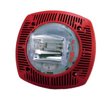 Bosch G-SSPK24WLPR Multi-Candela Wall-Mount Speaker Strobe - Red FIRE