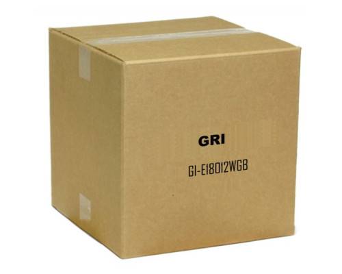 GRI GI-E18012WGB 10 Pack 180 Series 3/4' Steel Door Recessed Switch Set, Wide Gap, Brown