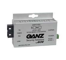 Ganz GNFE1003MAC2-M 100MBPS 2 Fiber Mini Media Converter (SC Connector)