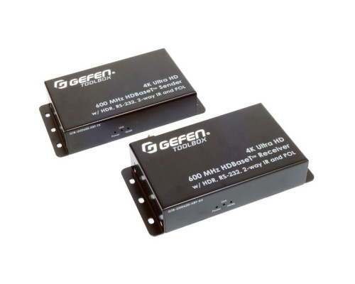 Linear GTB-UHD600-HBT 4K Ultra HD 600 MHz HDBaseT Extender with HDR, RS-232, 2-way IR, and POL