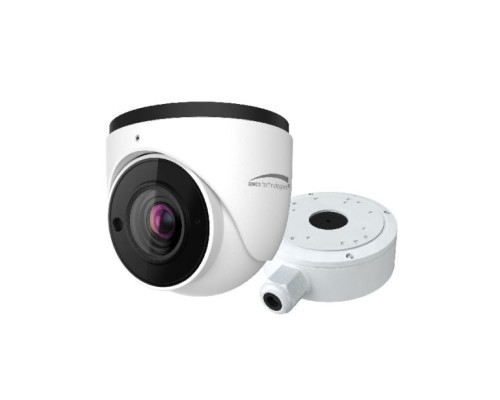 Speco H8T7M 8 Megapixel (4K) HD-TVI IR Motorized Turret Camera with Junction Box 2.8-12mm Lens