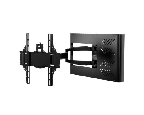 Peerless-AV HA746-STB Hospitality Wall Arm Mount with STB Enclosure for 43' to 55' TVs