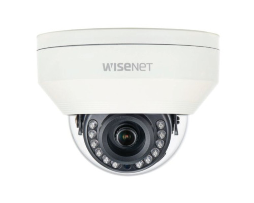 Hanwha Vision HCV-7010RA 2560 x 1440 QHD Analog IR Outdoor Dome Camera, 2.8mm Lens