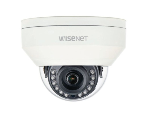 Hanwha Vision HCV-7020RA 2560 x 1440 QHD Analog IR Outdoor Dome Camera, 4mm Lens