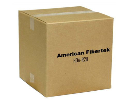 American Fibertek HDA-R2U Subrack 2U High for HDA Single Channel TVI Units