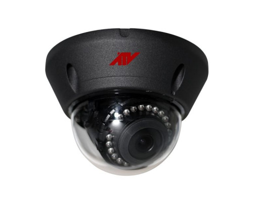 ATV HDV228B 2 Megapixel Outdoor Analog IR Vandal Dome Camera, 2.8mm Lens, Black