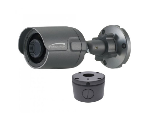 Speco HiB68 2 Megapixel HD-TVI Outdoor Bullet Camera with Junction Box, 3.6mm Lens, Dark Gray