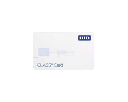 Interlogix HID-2102PGGSN Iclass Card Composite 16K Bits with 16 Application Areas Programmed Iclass