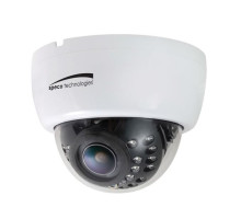 Speco HLED33DTW 1080p HD-TVI Indoor IR Dome Camera, 2.8-12mm Lens, White Housing