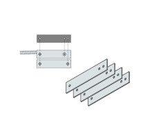 Magnasphere HS-1270 1/16' Thick Plastic Spacers for HS-L1.5, Kit of 4