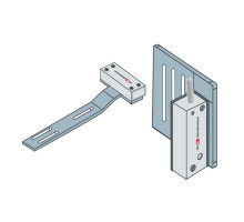 Magnasphere HSS-1450-L2S-000 Roll Up Door Bracket with HSS L2 Pre-Mounted, Right Side