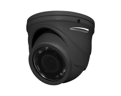 Speco HT471TG 2560 X 1440 HD-TVI Outdoor IR Dome Camera, 2.9mm Lens, Dark Gray