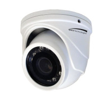 Speco HT471TW 2560 X 1440 HD-TVI Outdoor IR Dome Camera, 2.9mm Lens, White