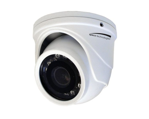 Speco HT471TW 2560 X 1440 HD-TVI Outdoor IR Dome Camera, 2.9mm Lens, White