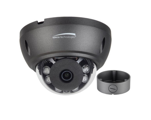 Speco HTD5TG 5 Megapixel Outdoor IR HD-TVI Dome Camera with Junction Box, 2.8mm Lens