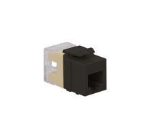 ICC IC1076F0BK HD RJ-11 Keystone Jack, Black