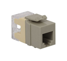 ICC IC1076F0GY HD RJ-11 Keystone Jack, Grey