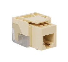 ICC IC1076V0AL EZ RJ-11 Keystone Jack, Almond