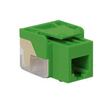 ICC IC1076V0GN EZ RJ-11 Keystone Jack, Green