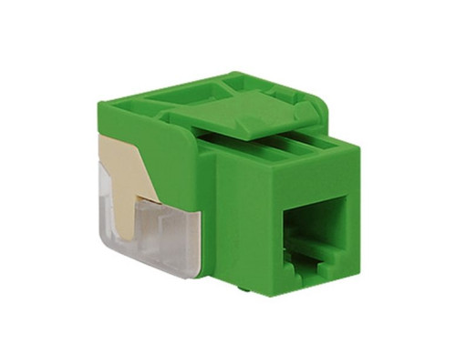 ICC IC1076V0GN EZ RJ-11 Keystone Jack, Green