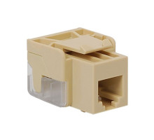 ICC IC1076V0IV EZ RJ-11 Keystone Jack, Ivory