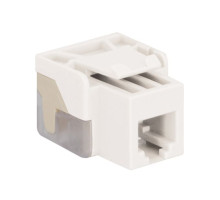 ICC IC1076V0WH EZ RJ-11 Keystone Jack, White