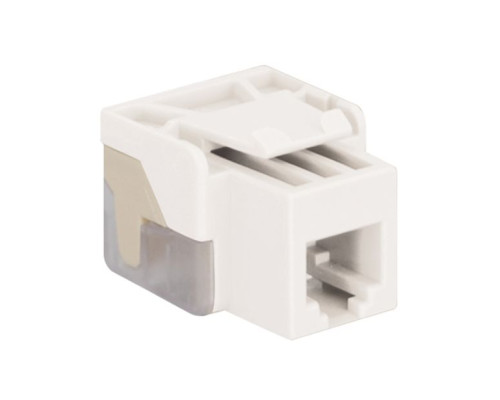 ICC IC1076V0WH EZ RJ-11 Keystone Jack, White