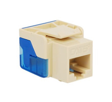 ICC IC1078E5AL CAT 5e EZ Keystone Jack, Almond