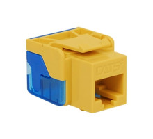 ICC IC1078E5YL CAT 5e EZ Keystone Jack, Yellow