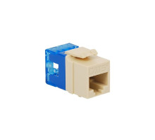 ICC IC1078F5AL HD CAT 5e Keystone Jack, Almond