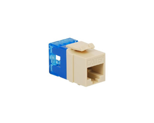 ICC IC1078F5AL HD CAT 5e Keystone Jack, Almond