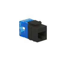 ICC IC1078F5BK HD CAT 5e Keystone Jack, Black