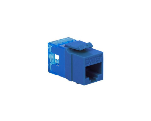 ICC IC1078F5BL HD CAT 5e Keystone Jack, Blue