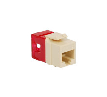 ICC IC1078F6AL HD CAT 6 Keystone Jack, Almond