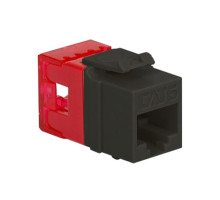 ICC IC1078F6BK HD CAT 6 Keystone Jack, Black