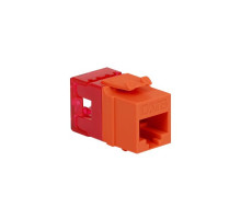 ICC IC1078F6OR HD CAT 6 Keystone Jack, Orange