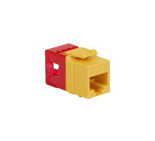 ICC IC1078F6YL HD CAT 6 Keystone Jack, Yellow