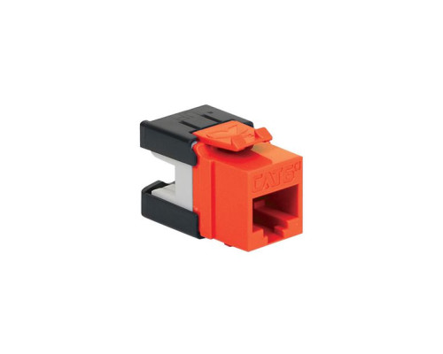 ICC IC1078GAOR CAT 6A UTP Keystone Jack, Orange