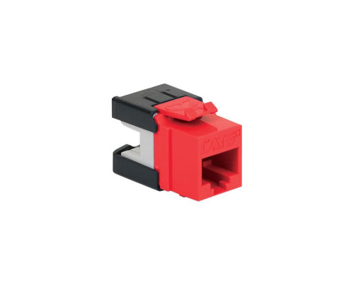 ICC IC1078GARD CAT 6A UTP Keystone Jack, Red