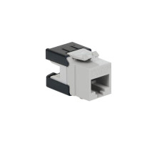 ICC IC1078GAWH CAT 6A UTP Keystone Jack, White