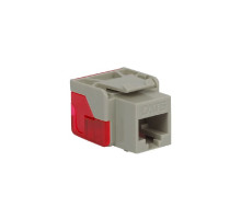 ICC IC1078L6GY EZ CAT 6 Keystone Jack, Grey