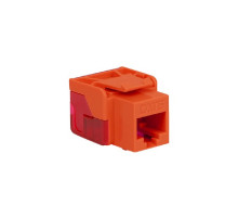 ICC IC1078L6OR EZ CAT 6 Keystone Jack, Orange